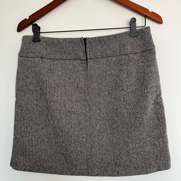 Vintage Zone Choc Classic Gray knitted Women's Skirt size 7 - Picture 4 of 5